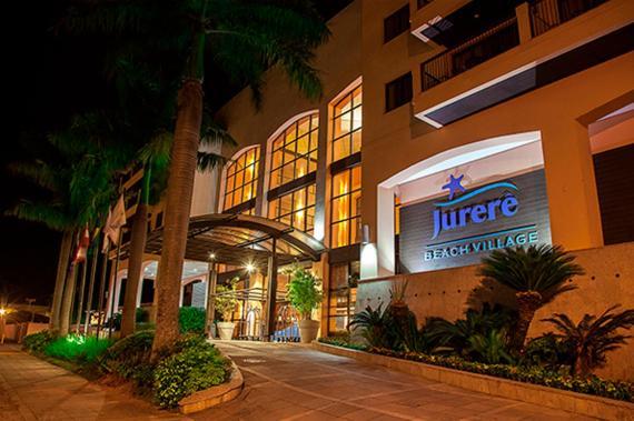 Apto Pes Na Areia Em Hotel Jurere Beach Jurere Internacional Florianopolis Ngoại thất bức ảnh