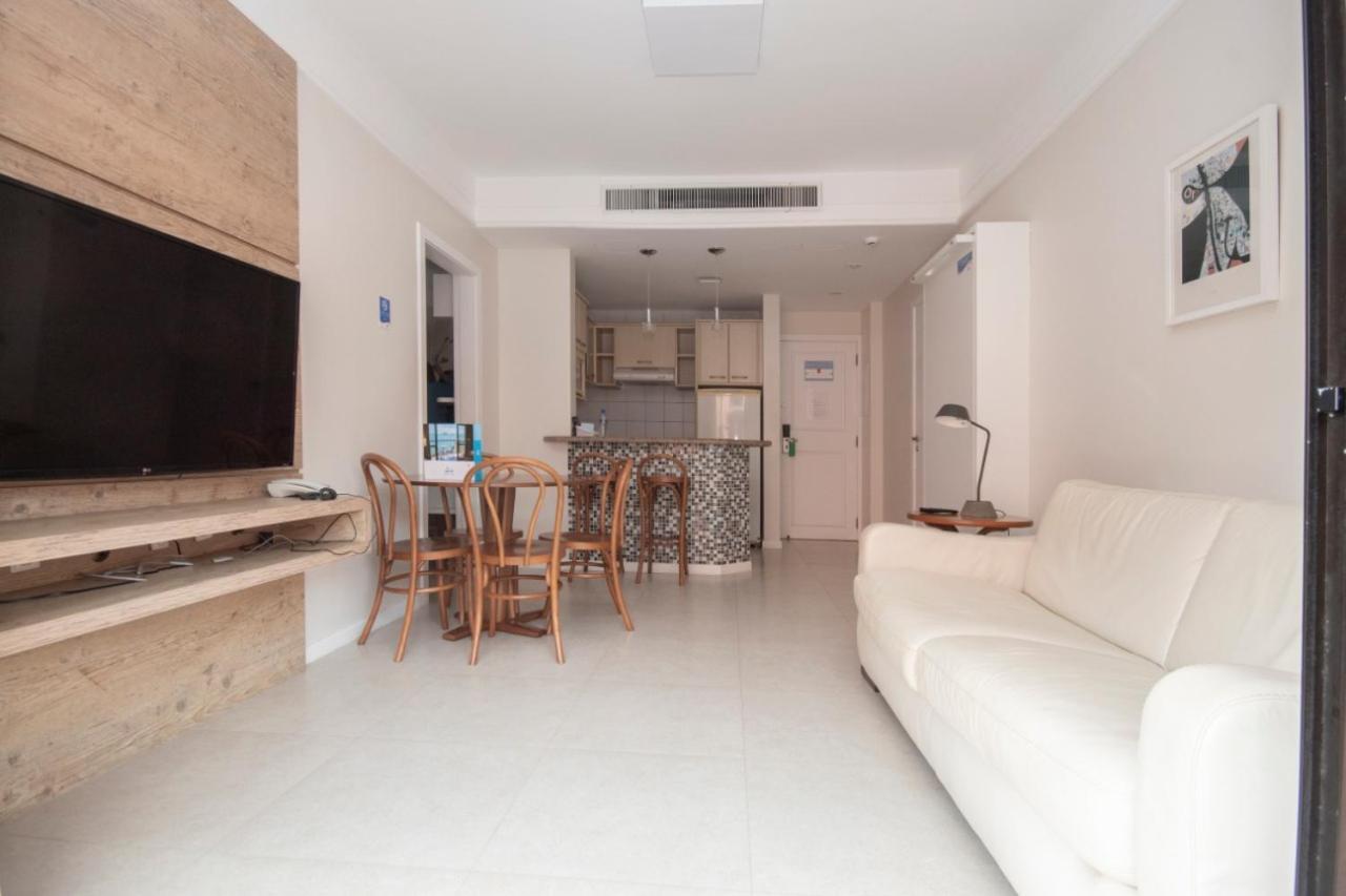 Apto Pes Na Areia Em Hotel Jurere Beach Jurere Internacional Florianopolis Ngoại thất bức ảnh